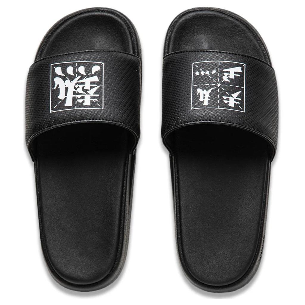 Li Ning LN Slipper Versatile Outdoor Trendy Casual Breathable Lightweight Non-Slip Quick-Dry Anti-Rub Slide Sandals Women Footwear AGAU008-1