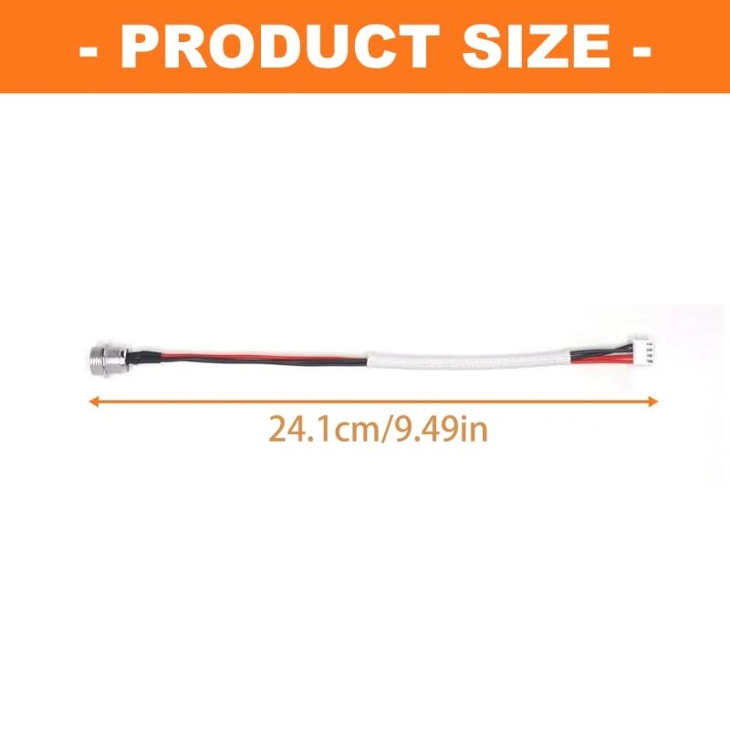 Balance Scooter Battery Charging Port 4 Wire Double Protections Automatic Power Off & Brakes Signal Transmission Design