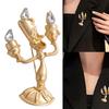 Broche Portalámparas Tale Lumiere Joyería de Aleación Resistente Con Acento Esmaltado Para Ocasiones Especiales