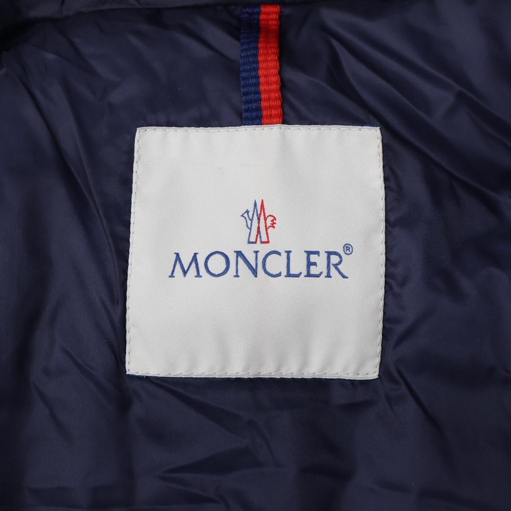 MONCLER HERMINE Hermine hooded down jacket coat O NavyUsed