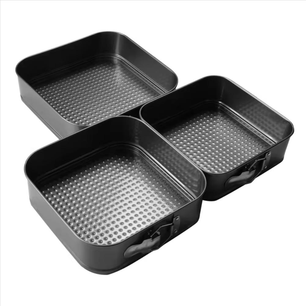 Non-Stick Baking Tray Removable Bottom Tiramisu Mold Kitchen Accessories Square Cake Pan  Bread