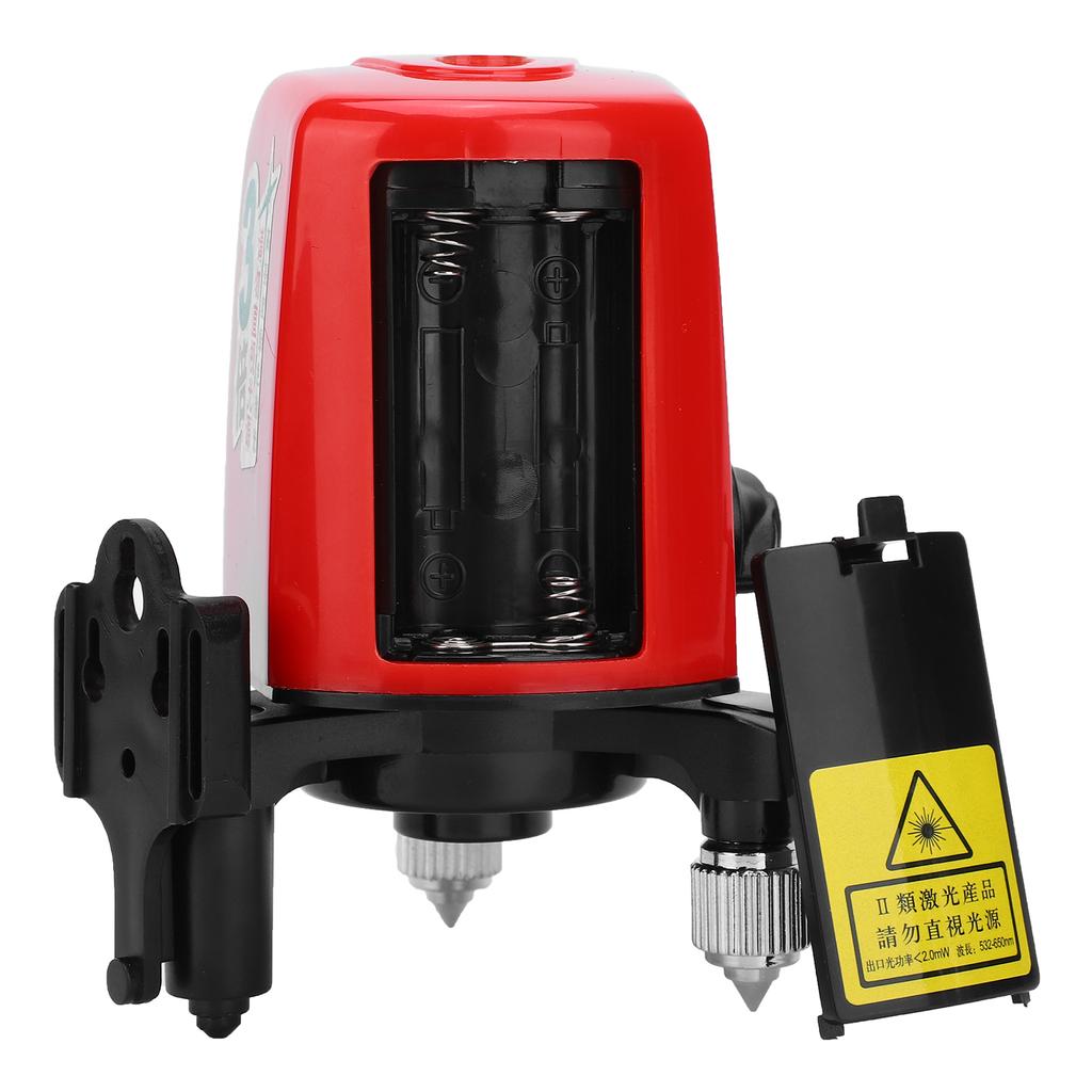 AK436G Laserowy Poziom Liniowy 2 Linie 1 Punkt Samopoziomujący Zielona Wiązka Narzędzie do Pomiaru Poziomu