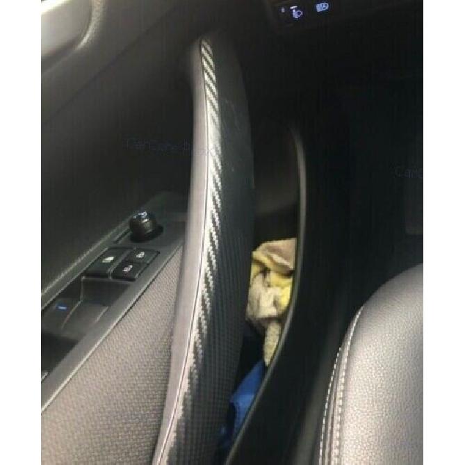 Carbon Fiber Cover Trim Sticker For Toyota Corolla 2020-22 Interior Door Armrest