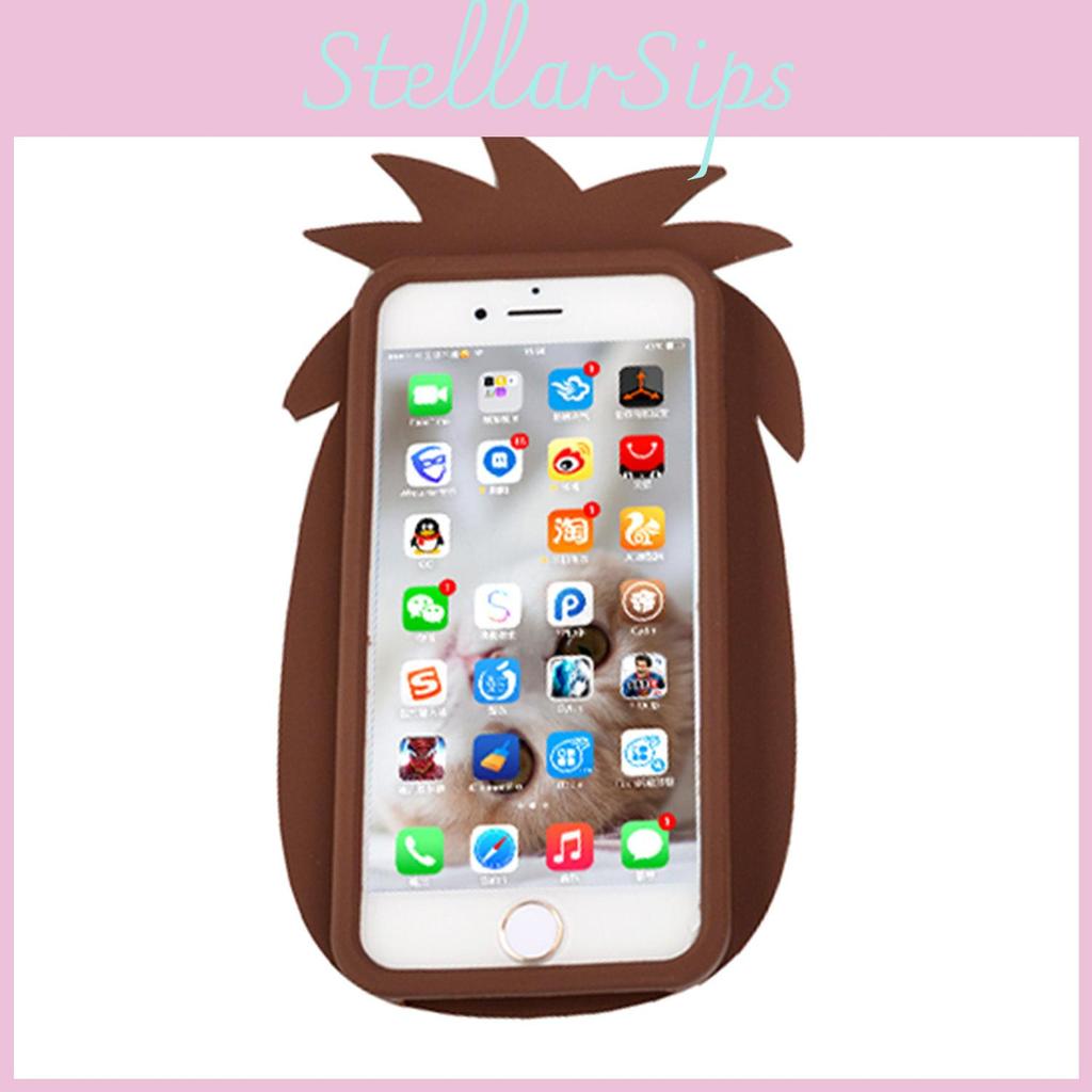 Unicorn Soft Silicone Phone Shell For Iphone 7 8 With Animal Embellishment And Custom Support