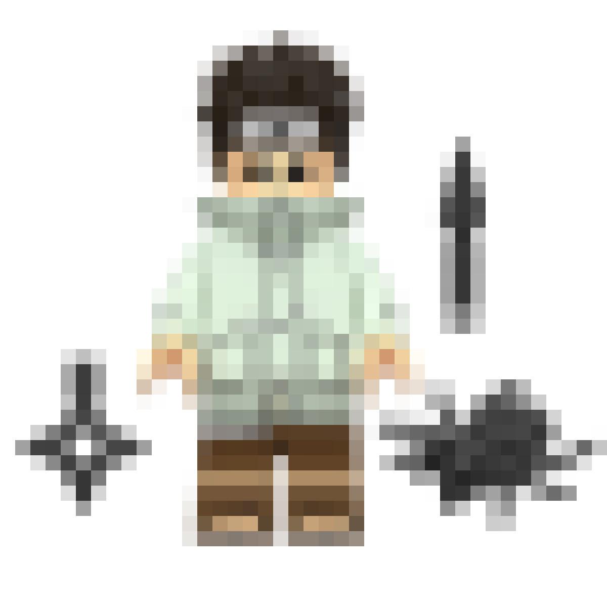 

Kdl803 Building Block Doll Toy Bag With Small Particles minifigures is about 5 cm high