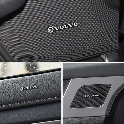 4/8pcs Metal Car Audio Decoration Sticker Auto Badge Decal For XC90 XC60 V50 S60 V70 V60 V40 S90 Olestar AWD XC40 S80 T6 V