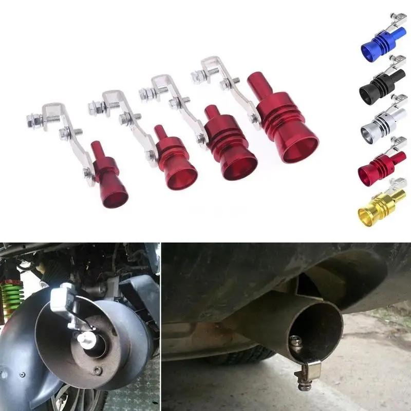 Universal Turbo Sound Whistle Exhaust Pipe Tailpipe Fake BOV Blowoff Valve Simulator Car Accessories