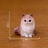 12PCS Simulation Resin Cats Model Figurine Safe Desktop Ornament Accessories For Creative Garden Landscape Display