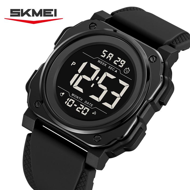 Skmei 2511 Fashion Gents Digital Watch Silicone Strap Waterproofing Multi Function Night Display Sports Watch Factory
