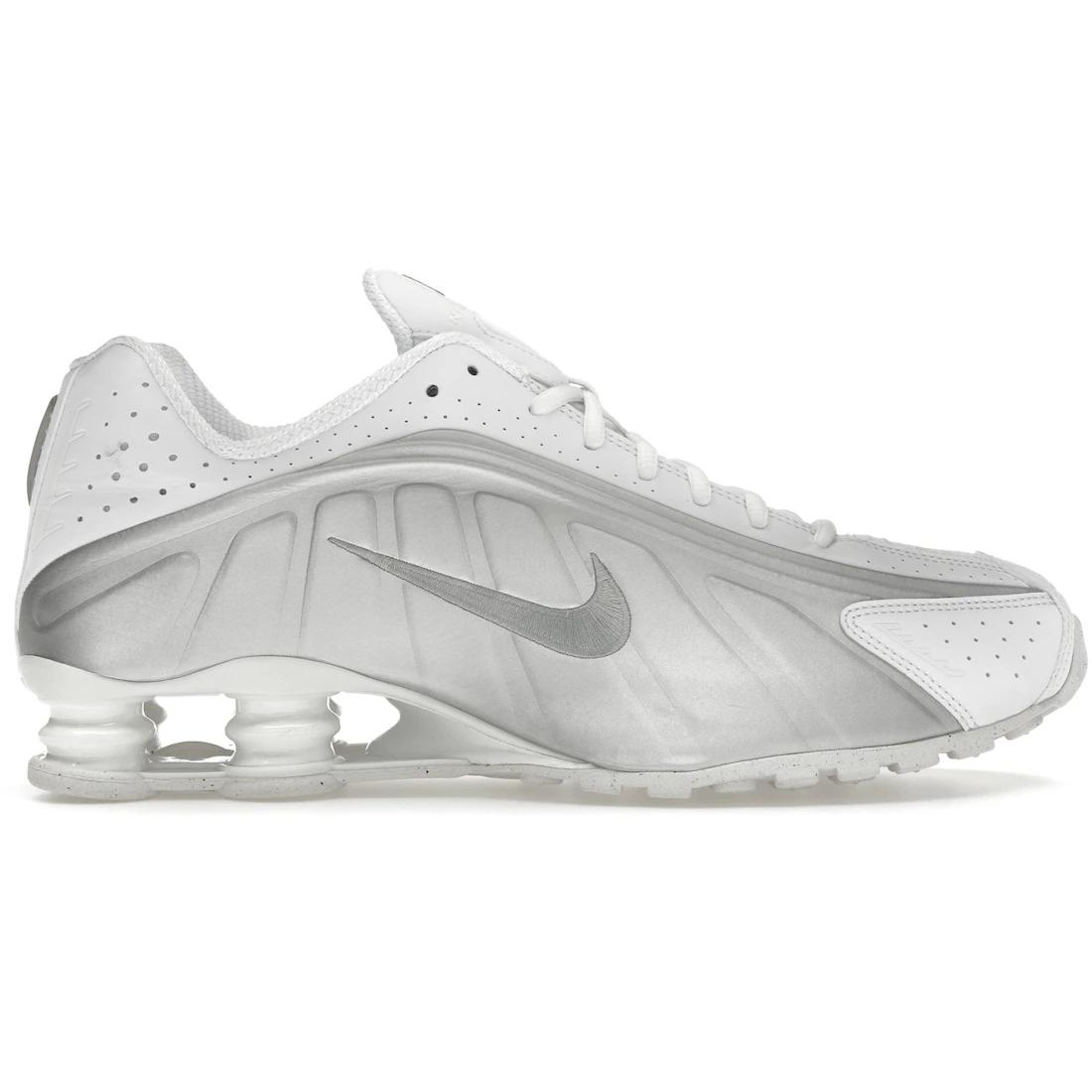 

Sneaker Nike Shox R4 White Bright Crimson Metallic Silver(HQ1988-101) 42.5