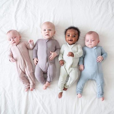 2025 Bamboo Fiber Long-Sleeve Baby Romper - Spring/Autumn