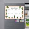 Multi-Style Magnetic Message Board: Wipeable Refrigerator Whiteboard Sticker