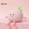 Portable USB Charging Night Light Cute Peach Light, Tap Control Squishy Bedside Lamp with Phone Holder, 2 Styles Warm Practical Desk Organizer Gadget