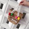 Cute Colorful Pom Pom Kids Handbag Stylish Woven Purse For Boys And Girls With Lace Trim And Pearls
