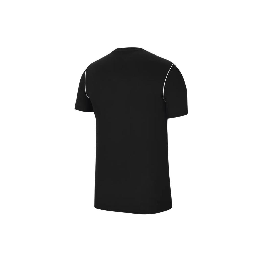 Nike Dri-FIT Solid Logo Print Crew Neck Short Sleeve T-Shirt Kids Tops Black BV6905-010