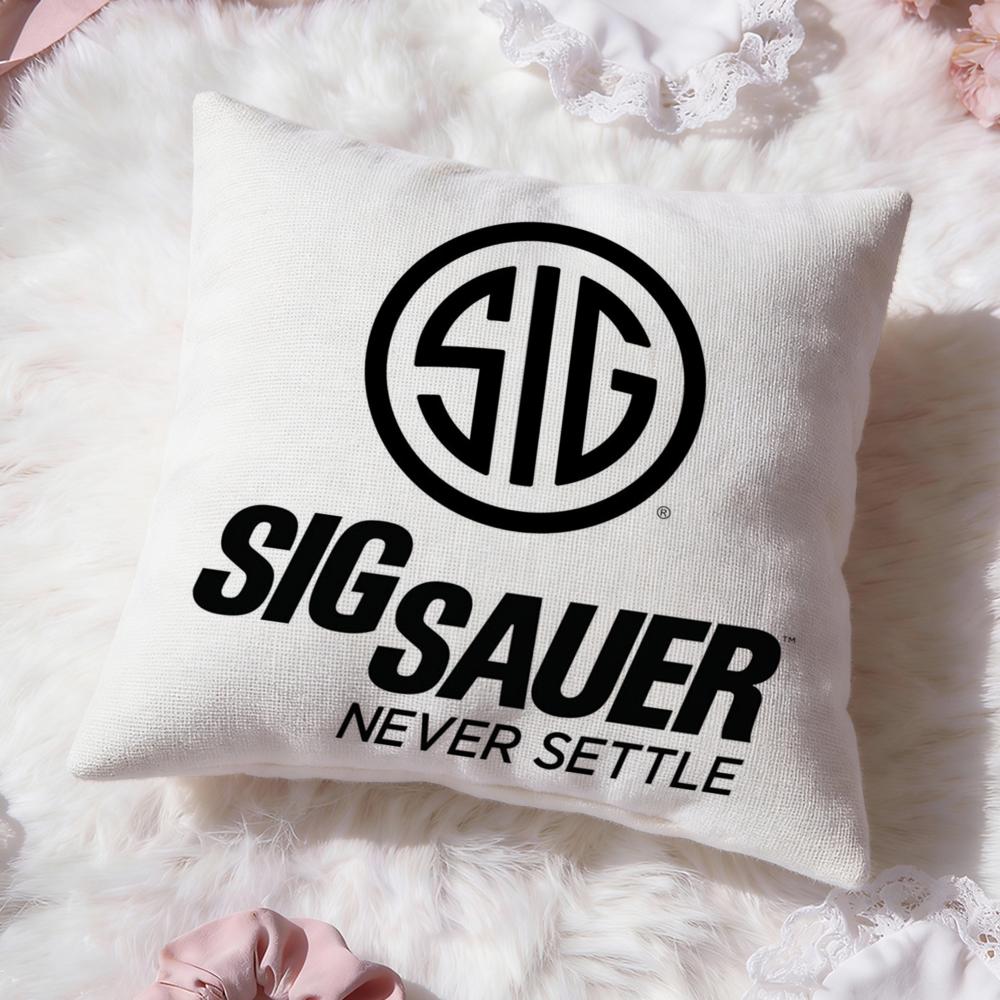Marca S-Sig SauerCapa de Almofada Conforto Premium Capa de Travesseiro Reversível - Design Dois em Um para Qualquer Ambiente e Interior de Carro