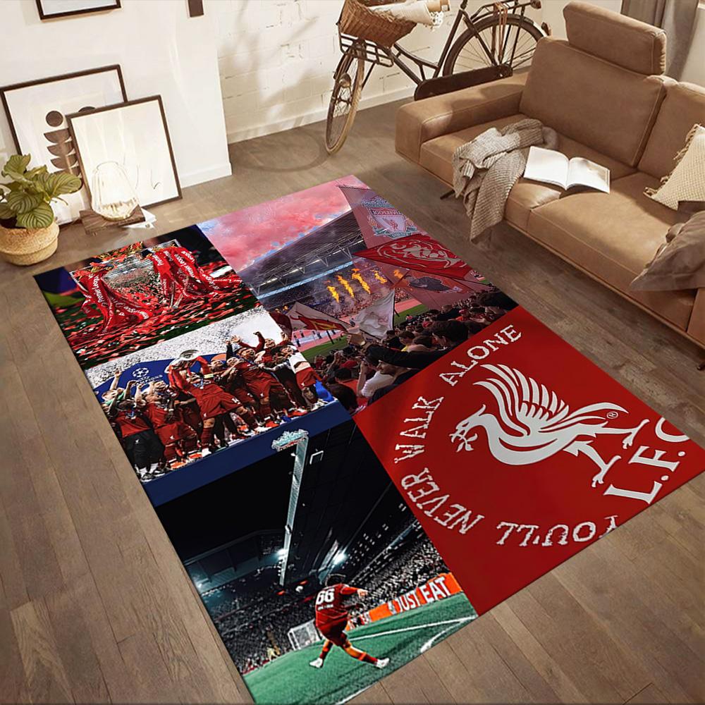 Liverpool Football Club Floor Mat Perfect For Decorate Room Foyer Bedrooms Outdoor Antislip Carpet Office Home Decor