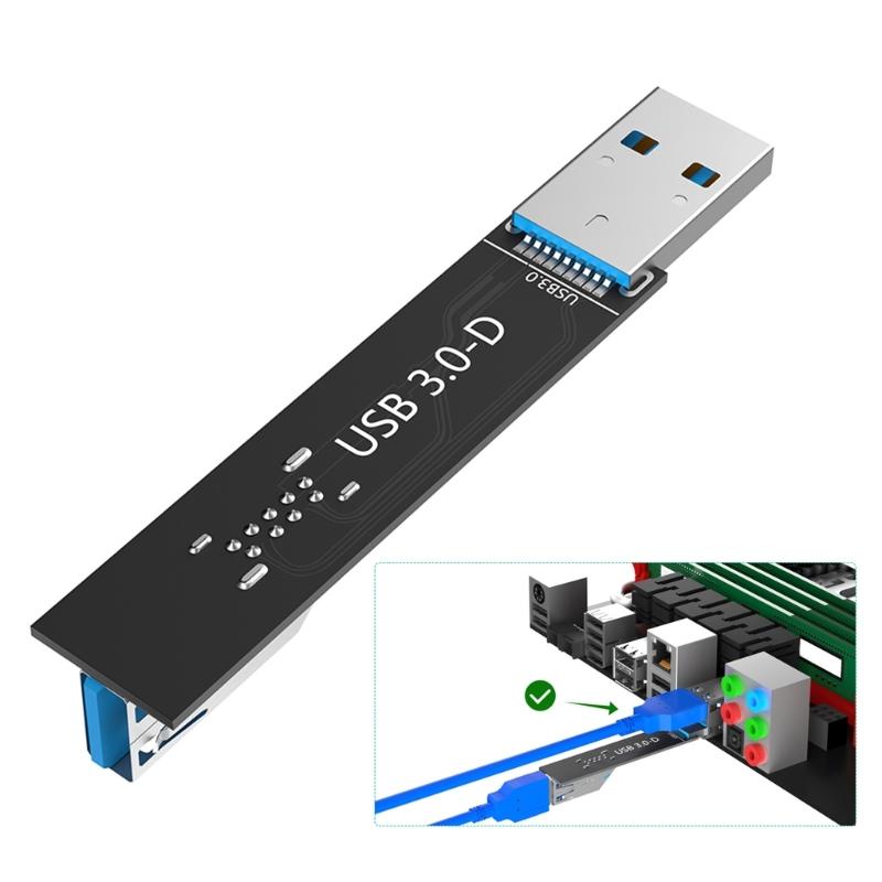 USB3.0 D Expansion Card D Type Male to Female Connector Plug Adapter For Wide Compatibiliy Computer Connection USB3.0-D