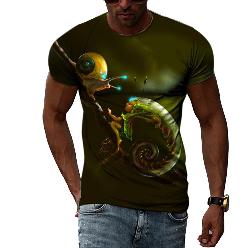 Ant Series 3D Printed Tee Shirts Men's Casual Fashion Men Top Summer Short Sleeve T-shirt