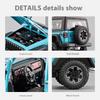 1/24 Jeep Dual-form Alloy Model, Cool Sound and Light, Four-wheel Shock Absorption, Exquisite Desktop Ornaments