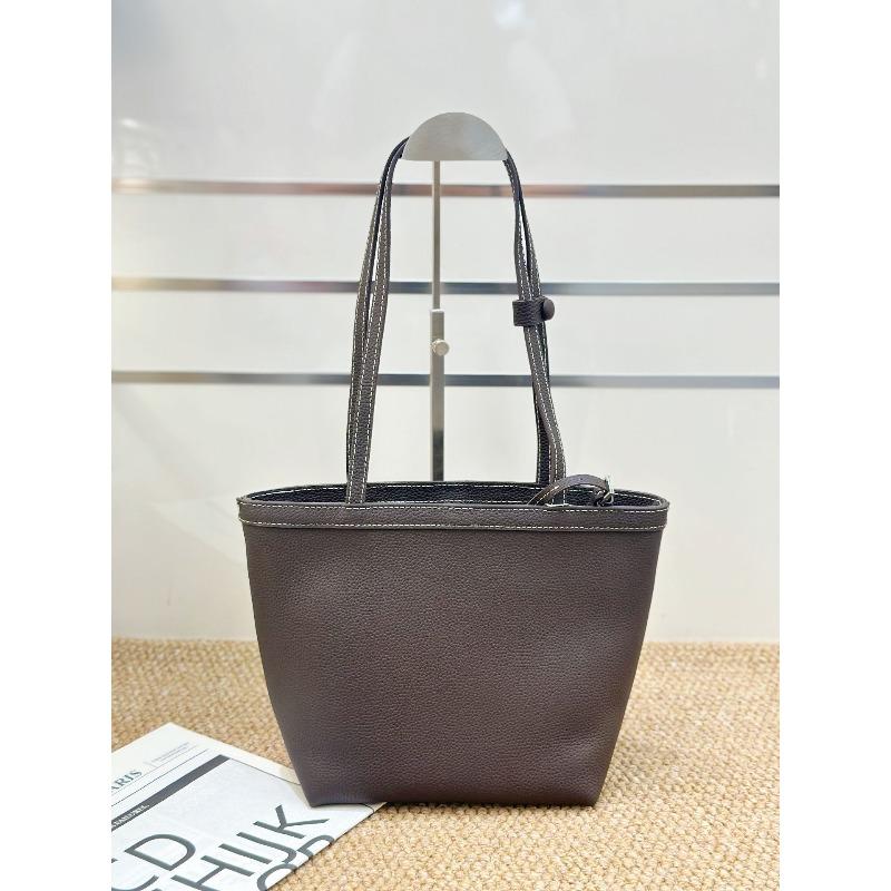 The * row new Park Stitch bucket bag new long handle vegetable basket tote bag versatile handbag