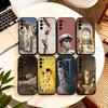 Renaissance A-Art Phone Case Black Silicone Soft For Samsung S25,S24,S21,S22,S23,S30,Ultra,S20,Plus,Fe,Lite