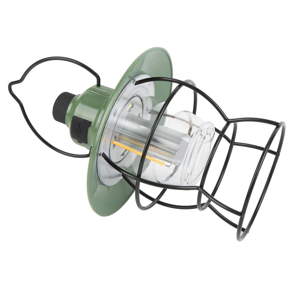 LED Camping Light Retro Style Rechargeable 3 Stepless Dimming Modes 20220LM Portable Camping