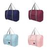 Foldable Travel Storage Bag Portable Nylon Storage Bag Tote Luggage Case Suitcase Clothes Organizer