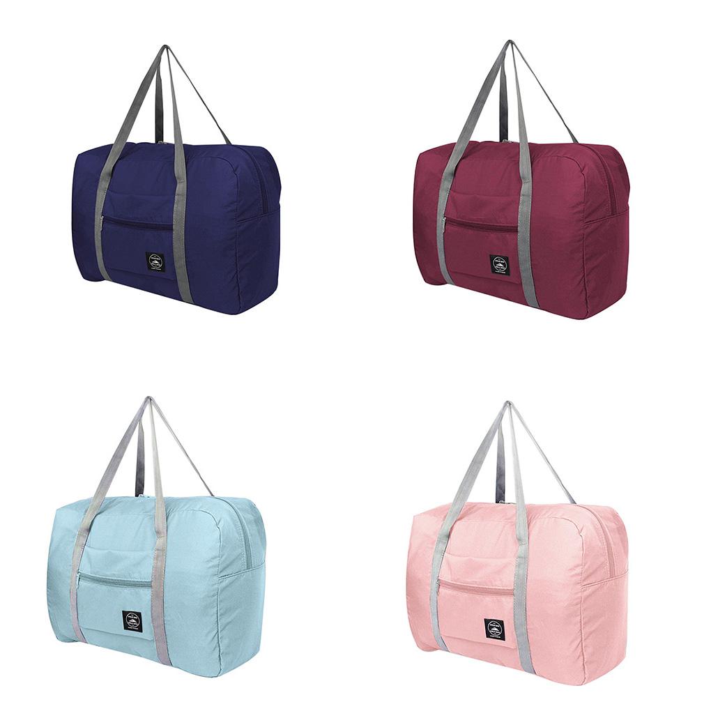 Foldable Travel Storage Bag Portable Nylon Storage Bag Tote Luggage Case Suitcase Clothes Organizer