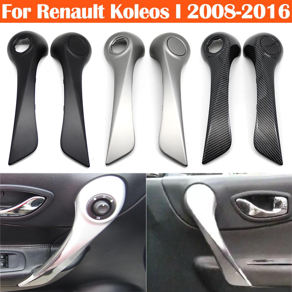 For Renault KOLEOS I Interior Car Front Left Right Door Handle Outer Cover Panel Trim Replacement 2008-2016 80945JY50A 80945JY20