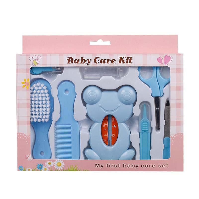 Baby-Pflege-Werkzeug-Set Säuglings-Nagelknipser Kinder Hygiene-Pflege Thermometer Schere Nagelfeile Neugeborenes Baby Maniküre-Set Pflege-Set