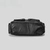 Vintage Punk Shoulder Bags Pu Leather Shoulder Crossbody Bags Large Capacity Luxury Tote Bags Travel Commuter Bag