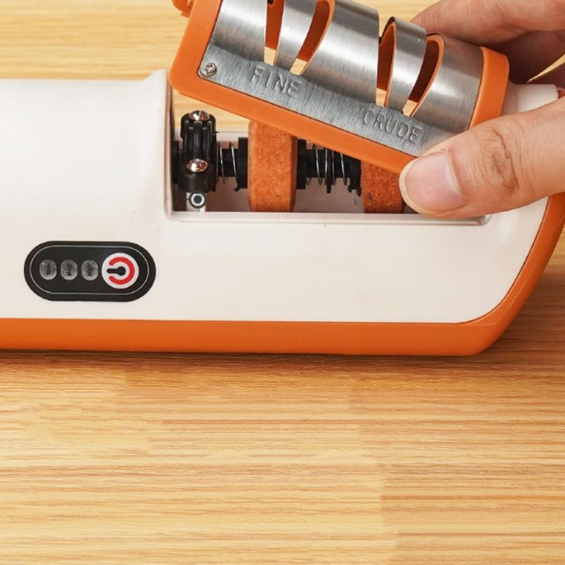 Ořezávátko nožů Profesionální elektrický nůž USB Elektrický ořezávátko nožů Nastavitelný dobíjecí ořezávátko Bruska na kuchyňské nářadí