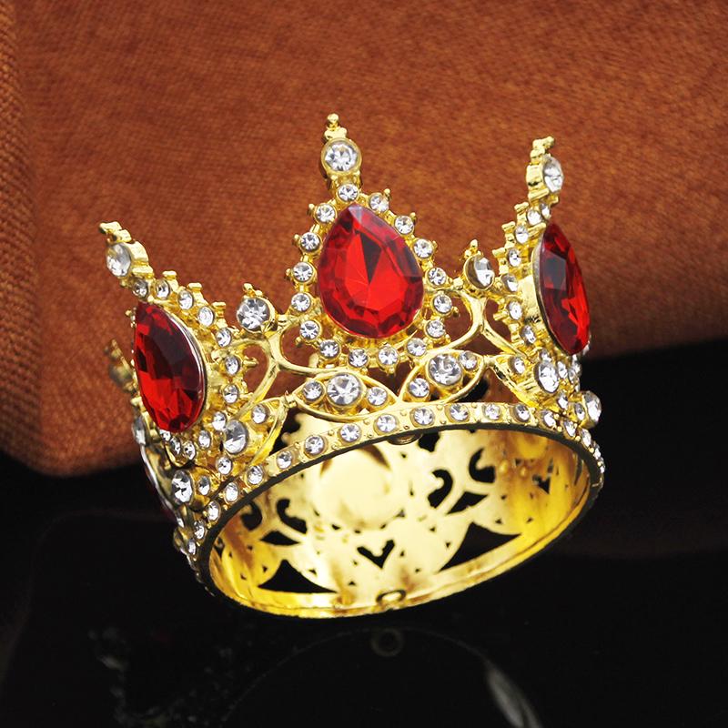 Princess Small Tiaras for Bridal Wedding Flower Decoration Cake Crown Topper Girls Birthday Gift Diadem Jewelry Accessories