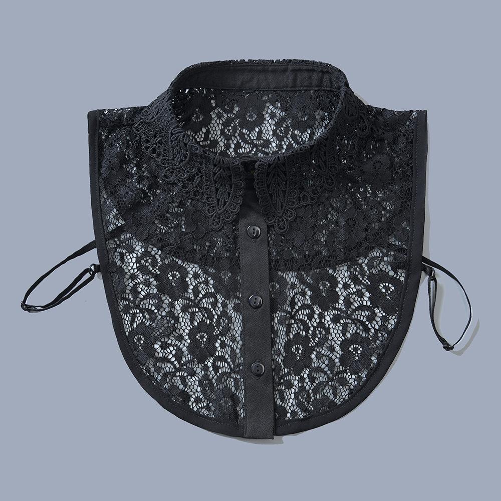 Small Floral Fake Collar, Spring And Autumn Versatile Shirt Fake Collar, Casual Sweater With Doll Collar Inside