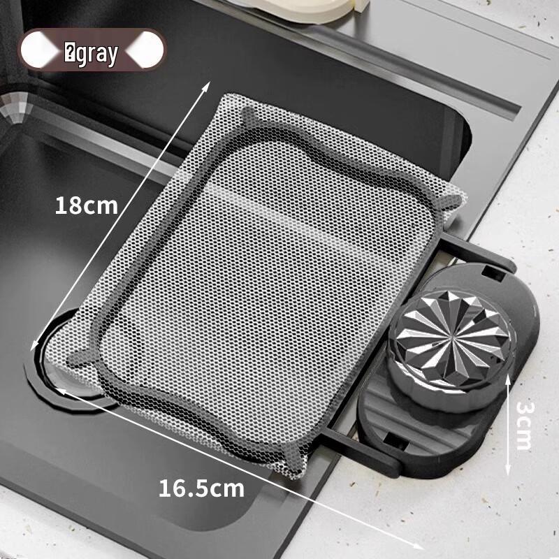 Yuzhuxun Kitchen Sink Corner Drainer Basket