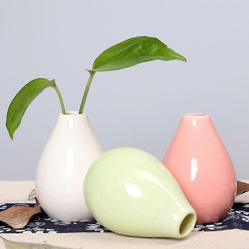 ins style creative ceramic vase decoration living room flower arrangement dried flower art personality small diameter flower utensil modern minimalist