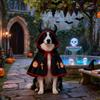 Halloween Dog Costumes Cat Cloak Cosplay Clothing Halloween Cat Costume For Puppy Photo Props Large Breed Photo Props