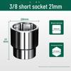 Baolian 3/8" Short Socket Wrench with 10mm Extended Hexagonal Socket
