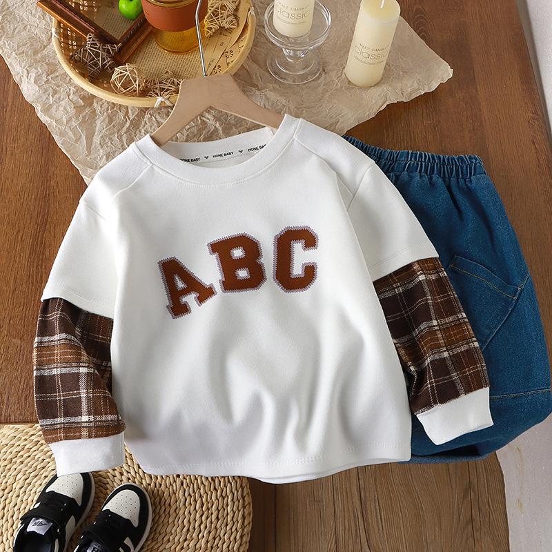 Children's Spring and Autumn Sweatershirt for Boys and Girls Outdoor Sportswear Clothing