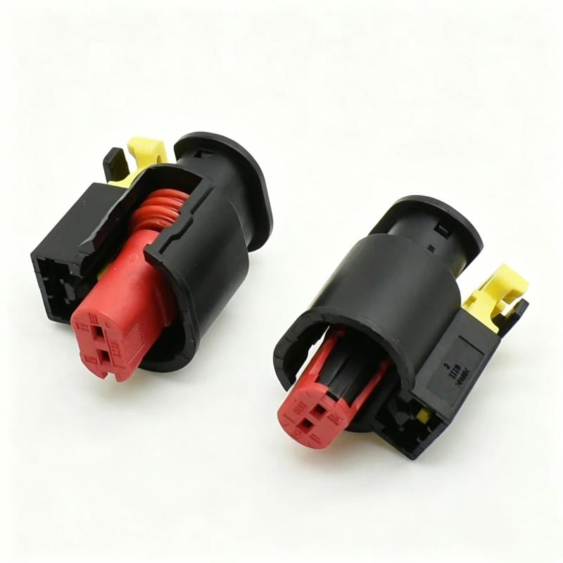 2 Pin Waterproof Automotive Wire Connector Sealed Sensor Fuel/Diesel Injector Ignition Coil Connector
