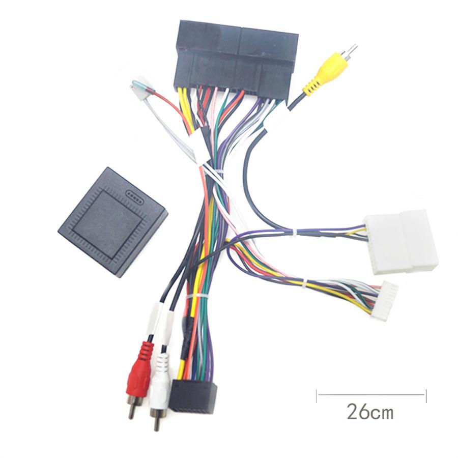For KIA Sorento K3 Sportage Cerato Hyundai Radio Cable Wiring Harness W/ Canbus
