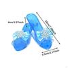 Princess Dress Up Shoes Jelly Sandals for Girls Beach Role Playing