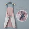 Wipeable Japanese-Style Apron: Fashionable, Waterproof, Oilproof for Women