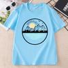 Nature Lover TShirt Mountain Lake Graphic Tee Unisex Unisex Outdoor Tshirt Cotton Short Sleeve Summer Casual T Shirt Clothes