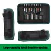 Rugged Canvas Tool Roll Bag 21 Pockets Hanging Loop Included Nonslip Closure Mechanic Essential For DIY Enthusiasts