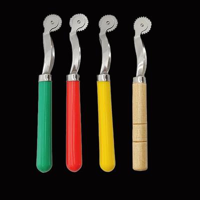 Wooden Handle Creasing and Marking Wheel for Fabric and Leather
