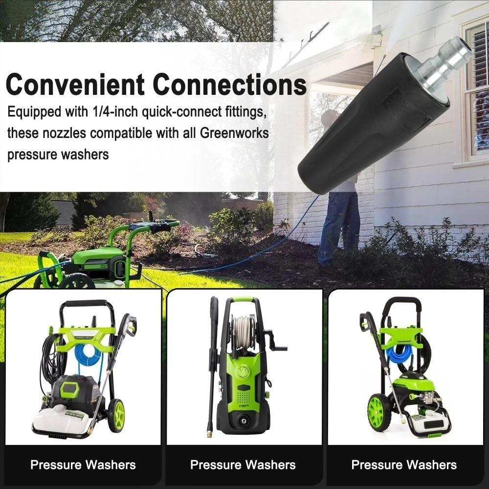Quick Release Plug Rotating Blaster Rotating Spray High Pressure Nozzle Spray Tip Pressure Washer