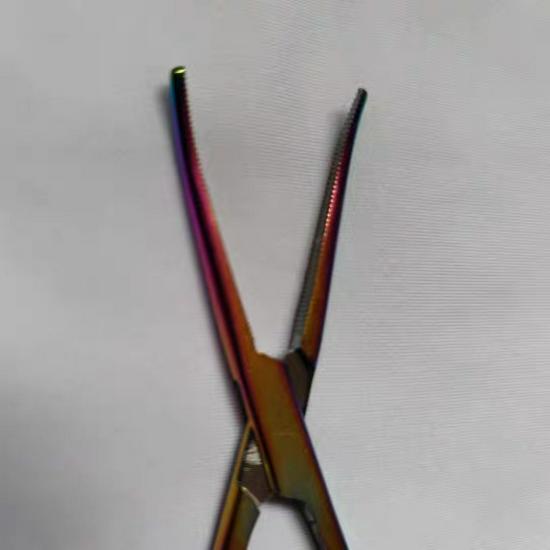 Hongwei Colored Stainless Steel Hemostatic Forceps & Needle Holders for Pets & Fishing Hook Removal
