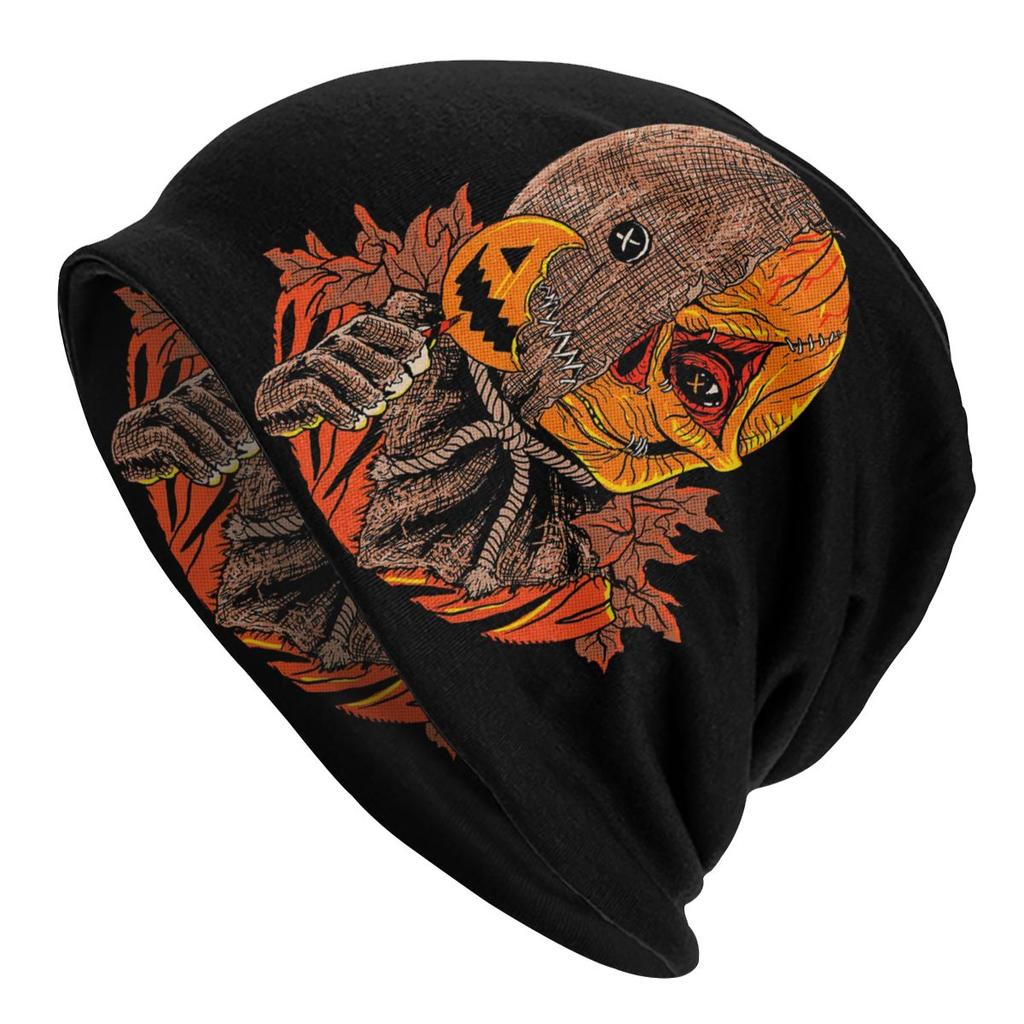 Horror Halloween Film Skullies Beanies Unisex Women Winter Slouchy Beanie Hat Comedy Trick R Treat Sam Knitting Bonnet Cap for Ski